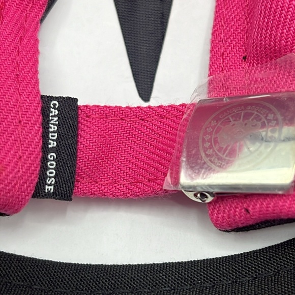 NWT CANADA GOOSE Wordmark Adjustable Cap SUMMIT PINK ONE SIZE UNISEX - Picture 11 of 16